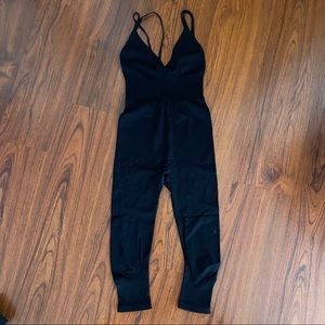 Black FP Movement Workout Jumpsuit